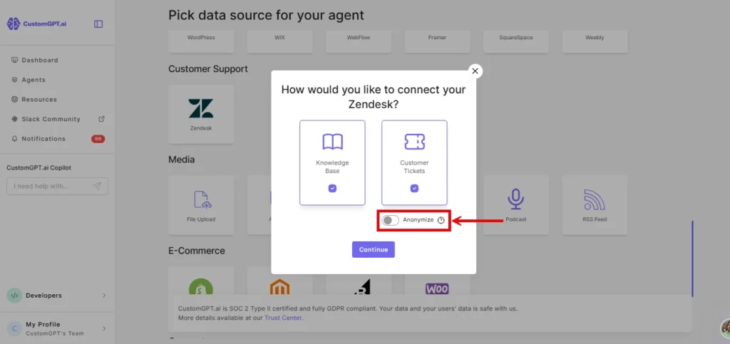 Enable Anonymizer