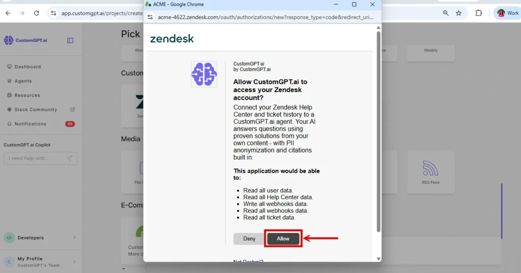 zendesk auth