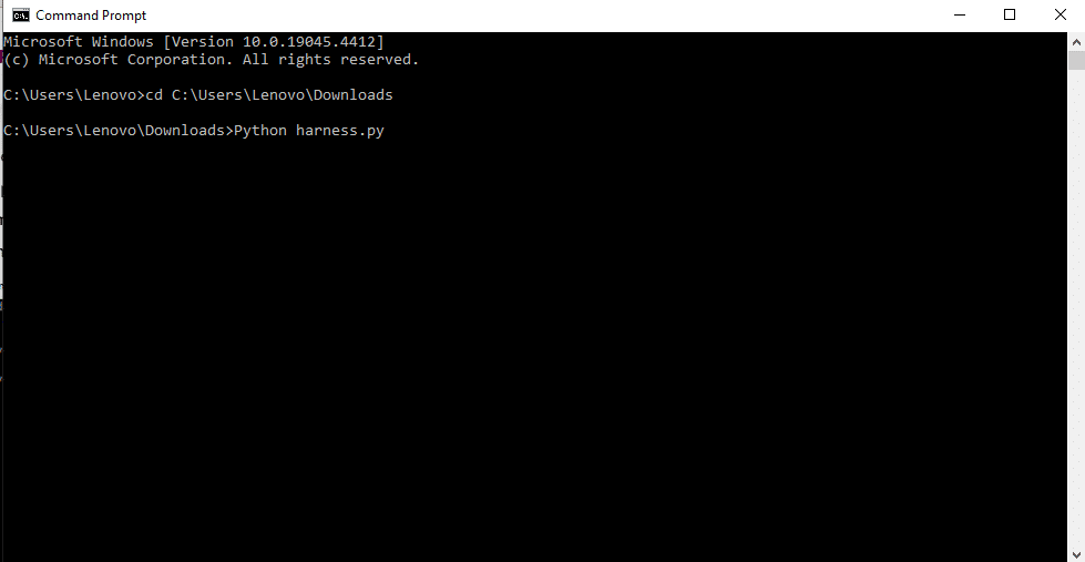 command prompt