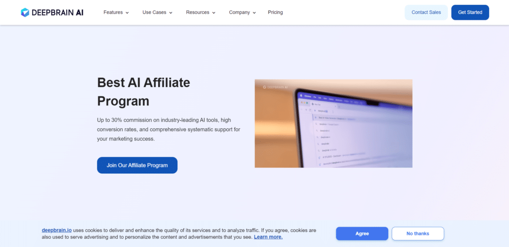 Deepbrain AI affiliate program