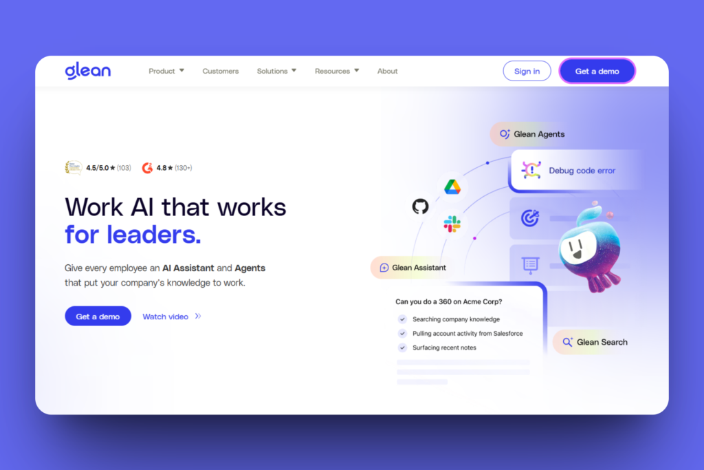 Glean - premium enterprise search software