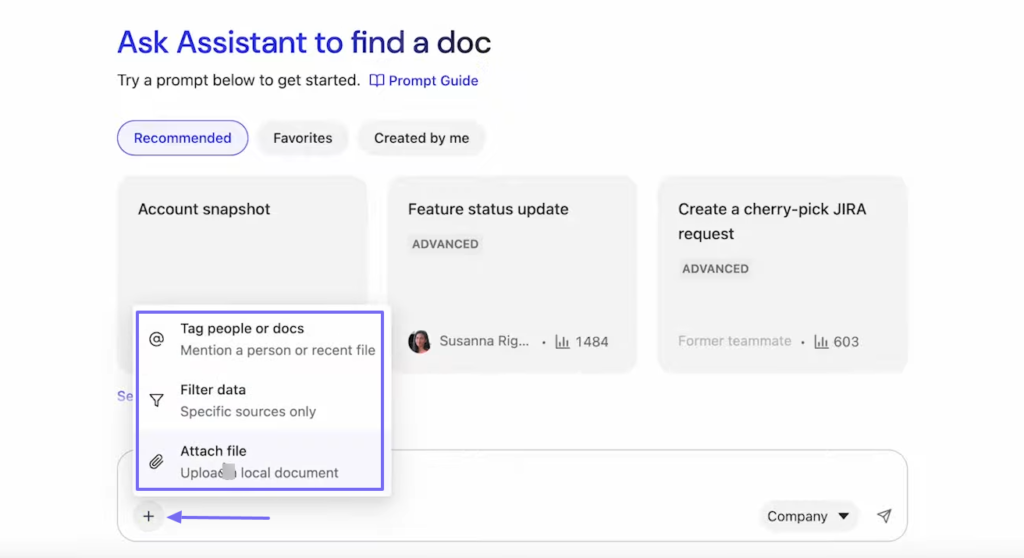 find documents on glean