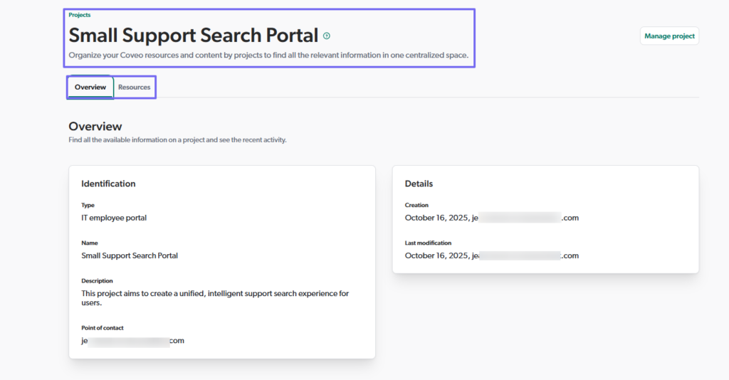 project overview
