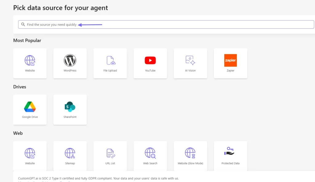 search bar on enterprise search software
