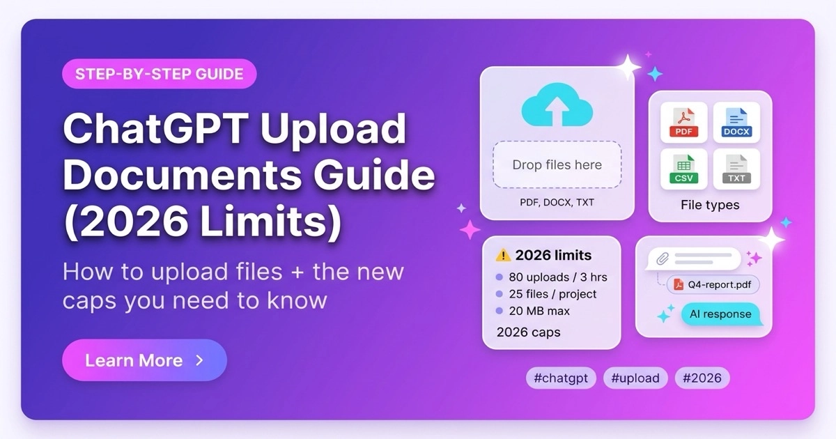 Upload Your Documents To Your ChatGPT-Powered Chatbot