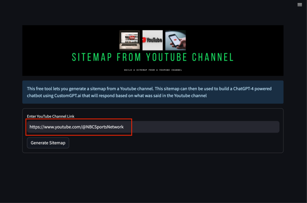 enter YouTube Channel