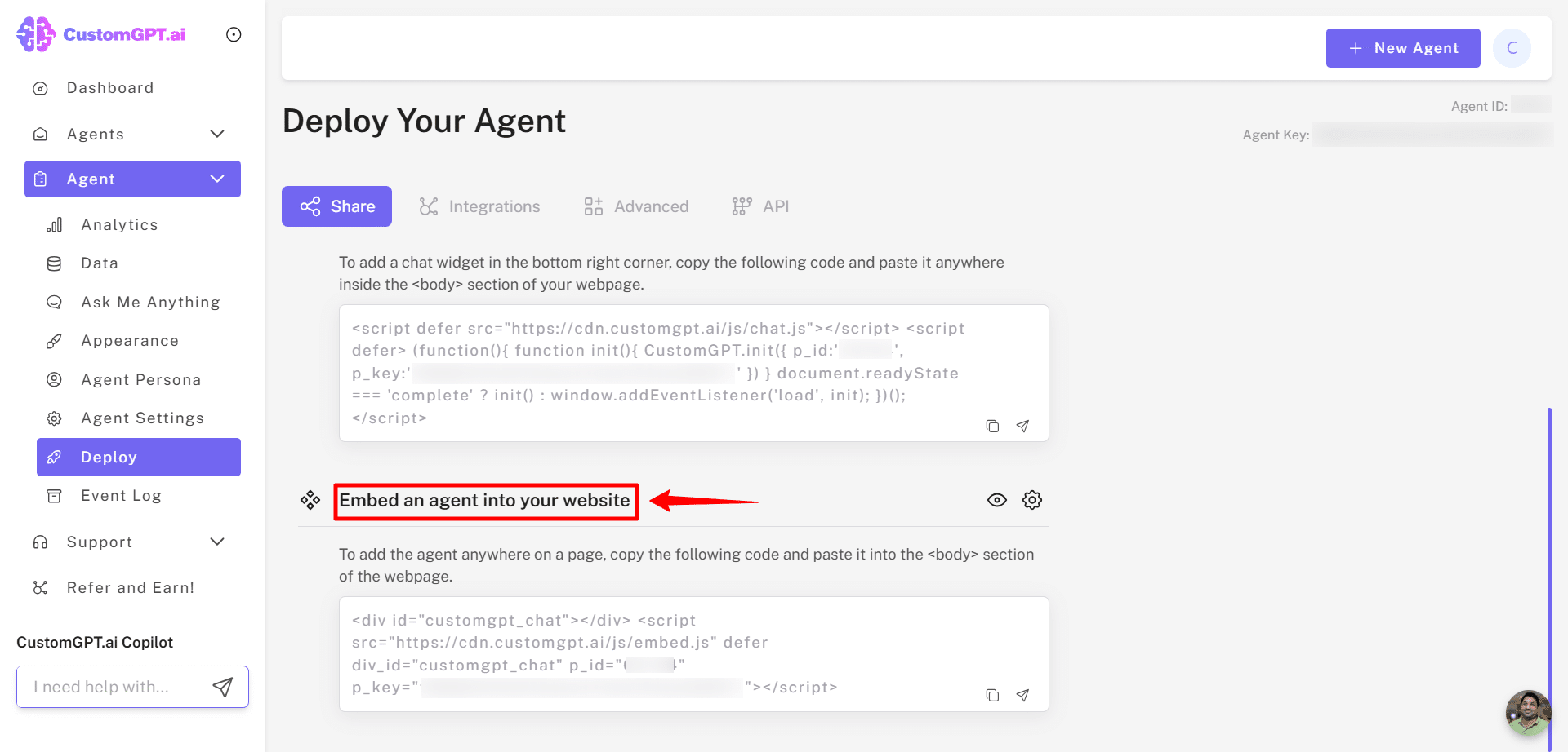 Example Inject Code Into Chat Agent Overcoming Mobile Chatbot Display Challenges With CustomGPT.ai