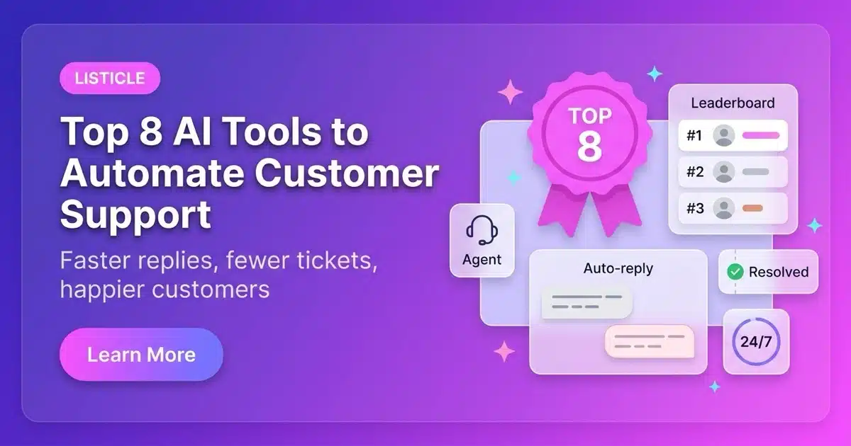 AI Tools to Automate Customer Support