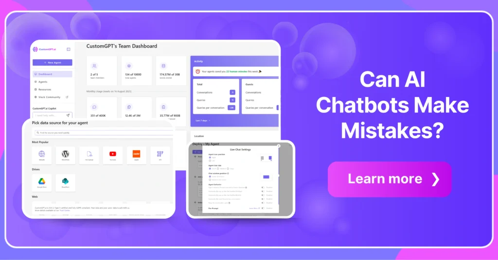Can AI Chatbots Make Mistakes?