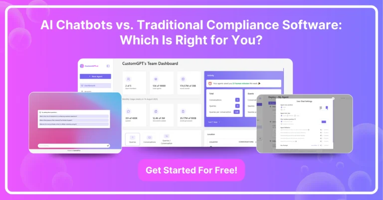 AI Chatbots vs. Traditional Compliance Software: Which Is Right for You?