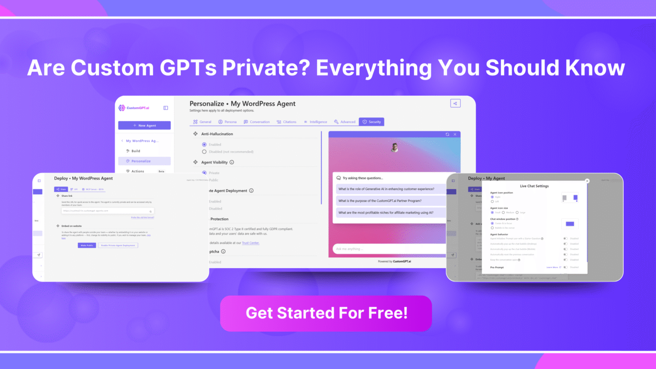 Are Custom GPTs Private? Everything You Should Know