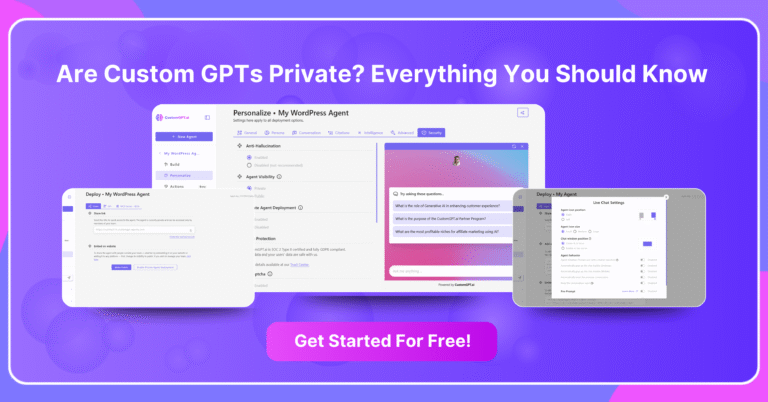 Are Custom GPTs Private? Everything You Should Know