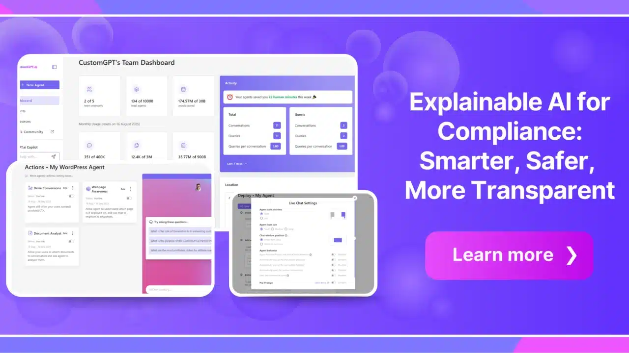 Explainable AI for Compliance