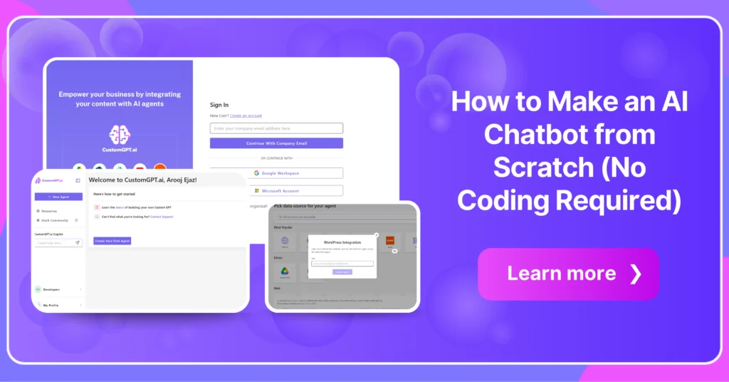 How to Make an AI Chatbot from Scratch (No Coding Required)