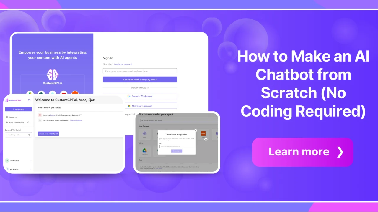 How to Make an AI Chatbot from Scratch (No Coding Required)
