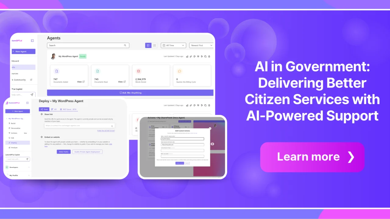 AI in Government: Delivering Better Citizen Services with AI-Powered Support