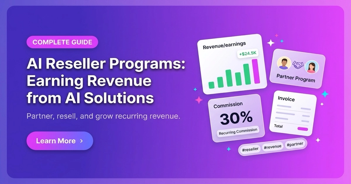 AI Reseller Programs: Complete Guide to Earning Revenue from AI Solutions