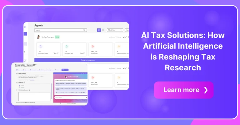 AI Tax Solutions: How Artificial Intelligence is Reshaping Tax Research