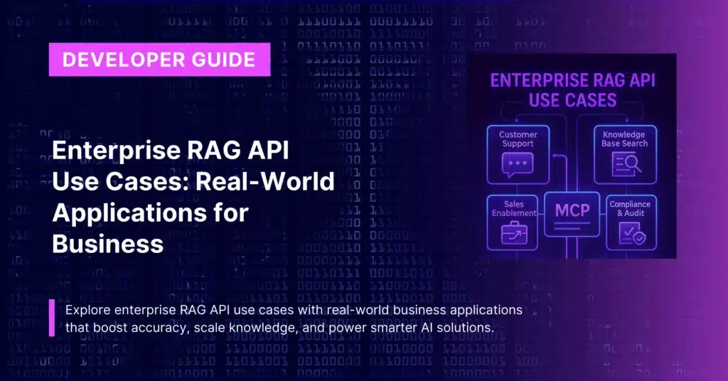 Enterprise RAG API Use Cases: Real-World Applications for Business