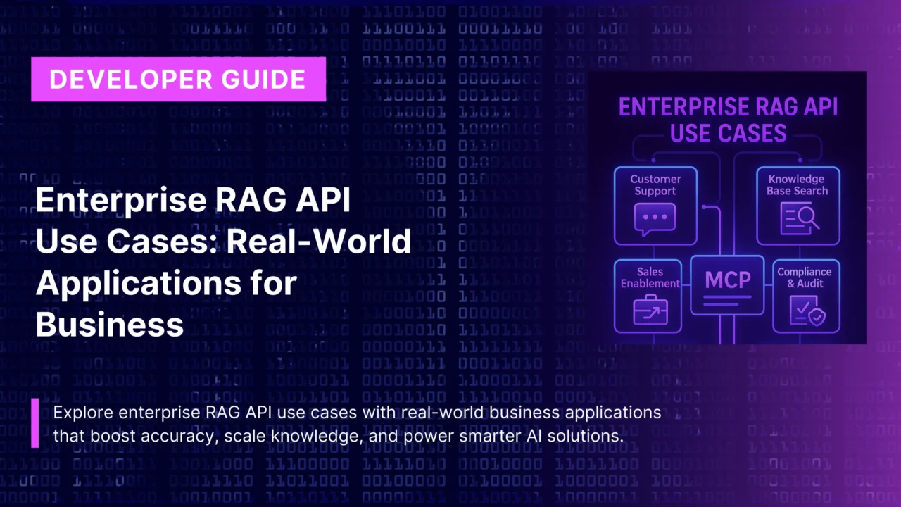 Enterprise RAG API Use Cases: Real-World Applications for Business