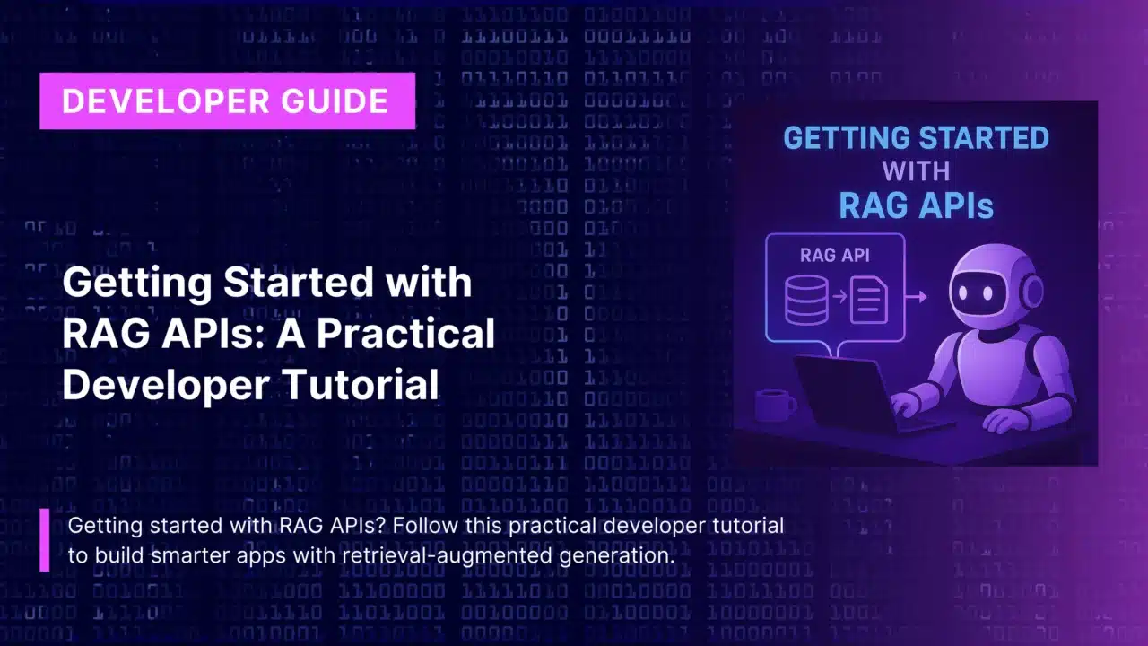 Getting Started with RAG APIs: A Practical Developer Tutorial