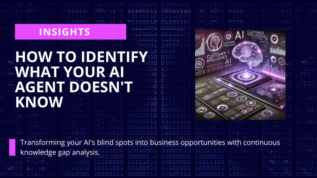 how to identify what ai agent does not know