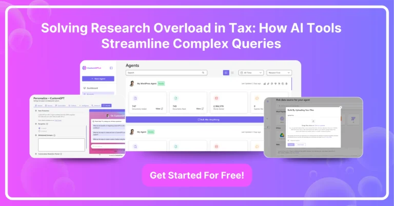 AI Tools for Tax Professionals: Solving Workflow Overload