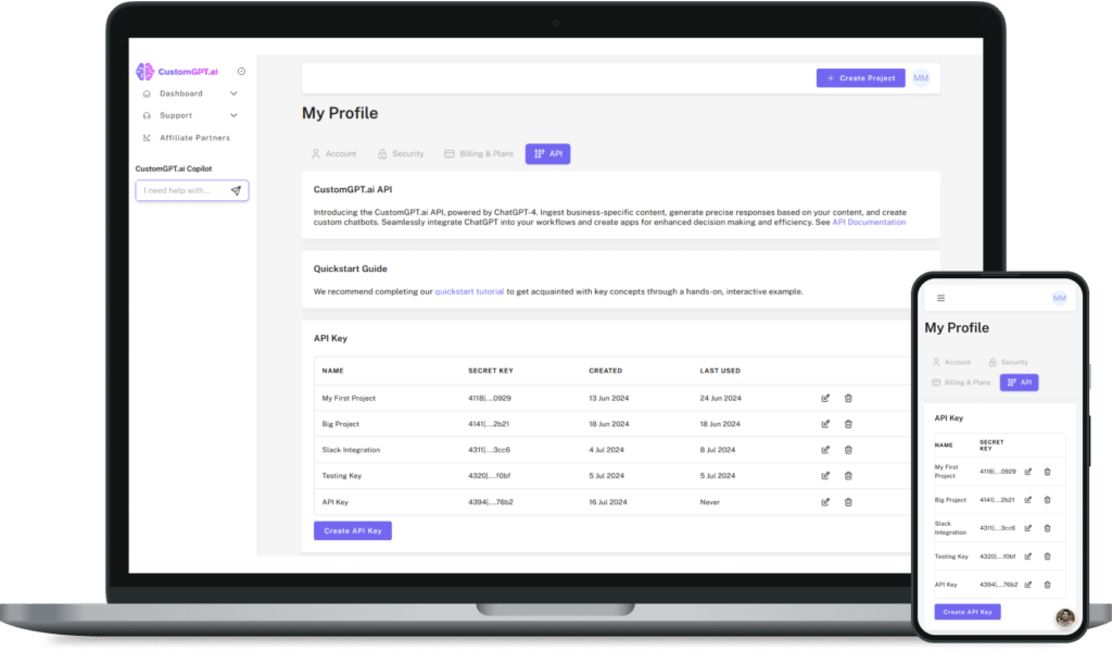 Introducing the CustomGPT API