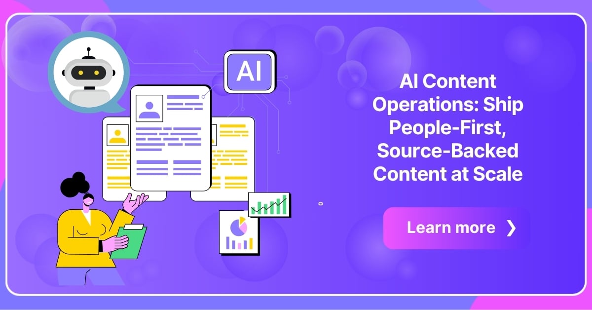 Manage content with AI - effectively