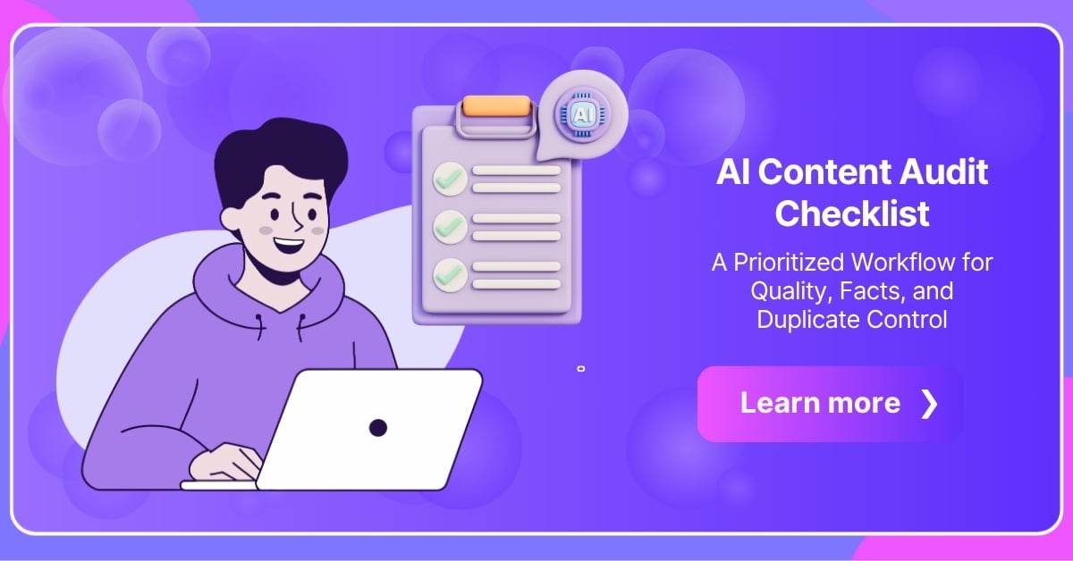 AI Content Audit Checklist