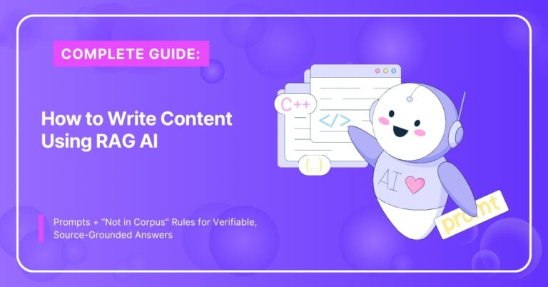 How to Write Content Using RAG AI