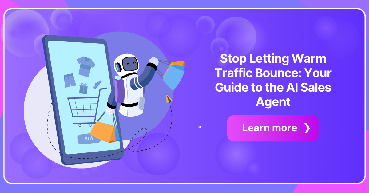 Bounce Rate Optimization with AI Sales Agent