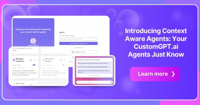 introducing context aware agents