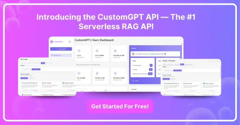 introducing the customgpt api