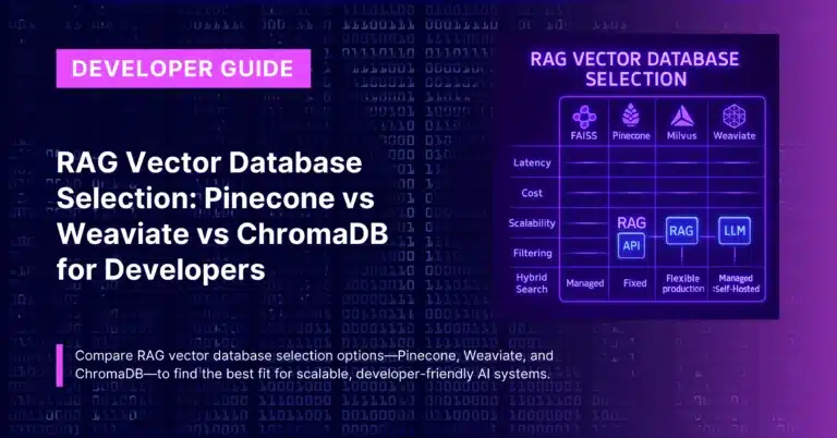 RAG Vector Database Selection