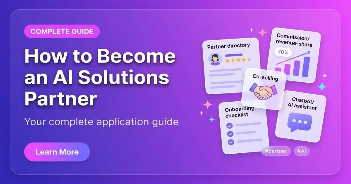 become AI solutions partner