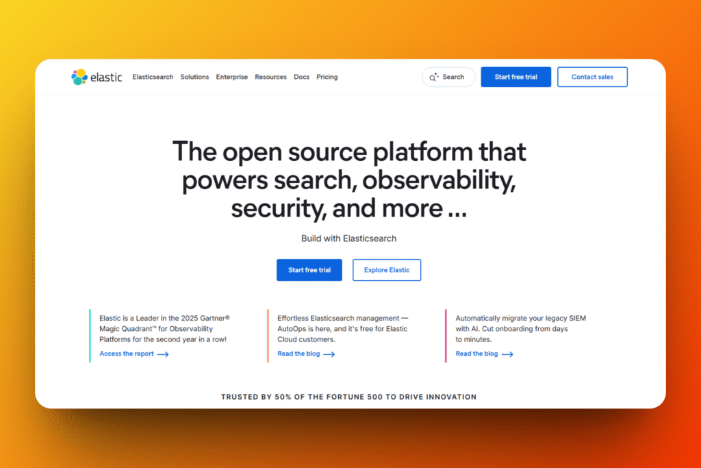 Best glean alternatives - Elastic Enterprise search
