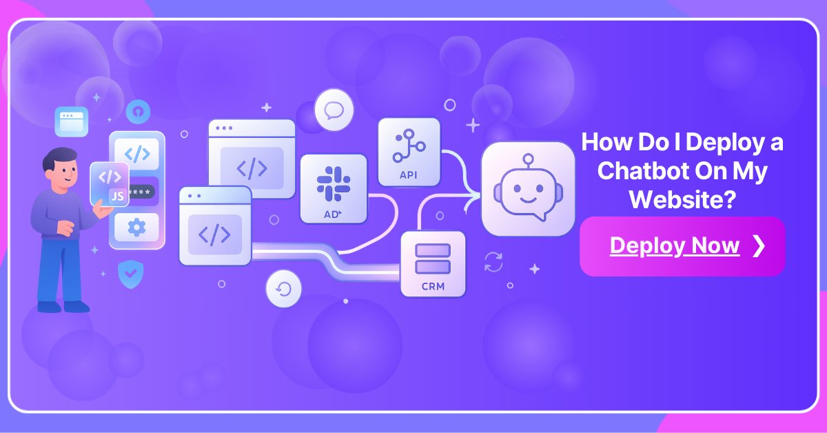 How do I deploy a chatbot on my website