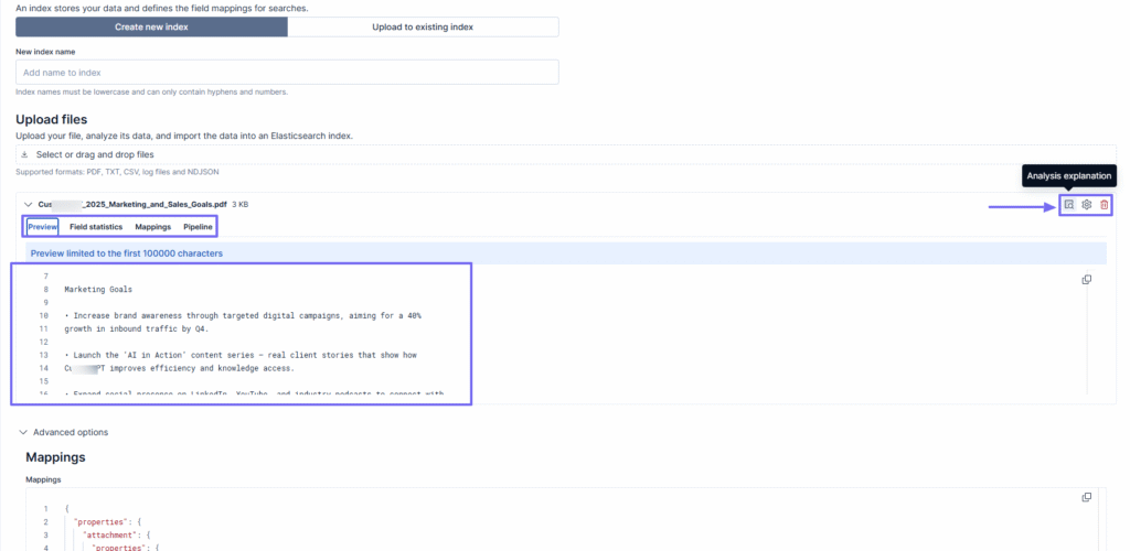 File data visualizer showing best glean alternatives marketing goals