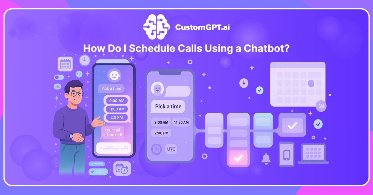chatbot call scheduling