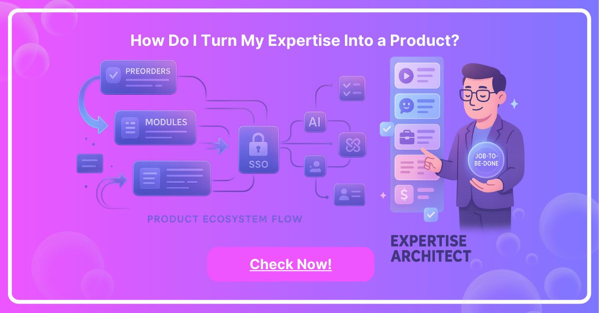 How Do I Turn My Expertise Into a Product