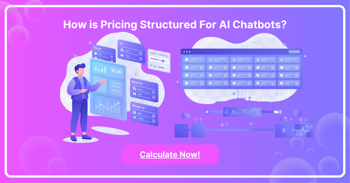 How is pricing structured for AI chatbots