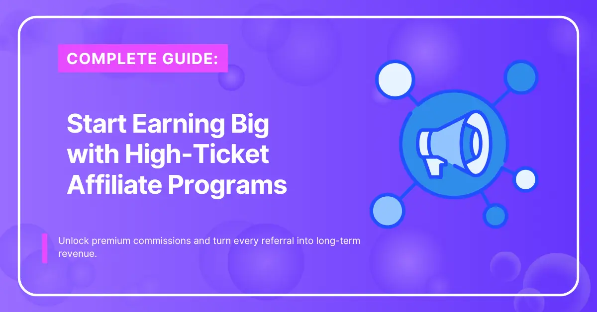 High ticket referral affiliate program