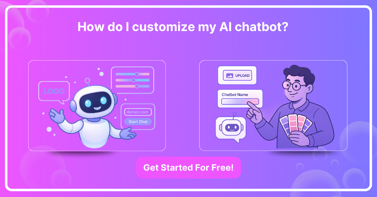 How do I customize my AI chatbot