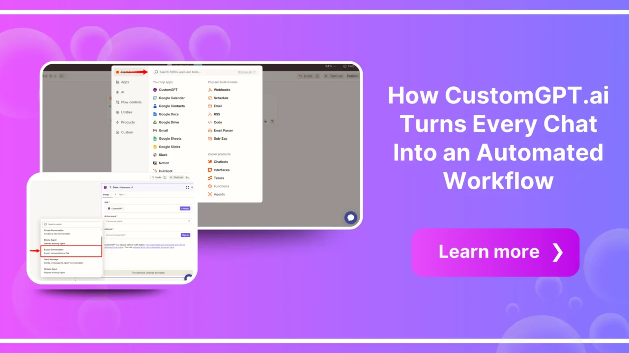 How to Export Teams Conversations Automatically with CustomGPT.ai