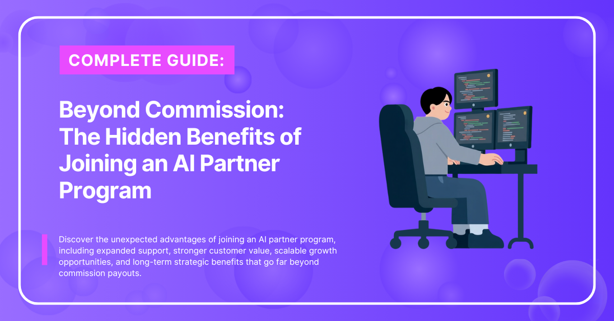 Beyond Commission The Hidden Benefits of Joining an AI Partner Program