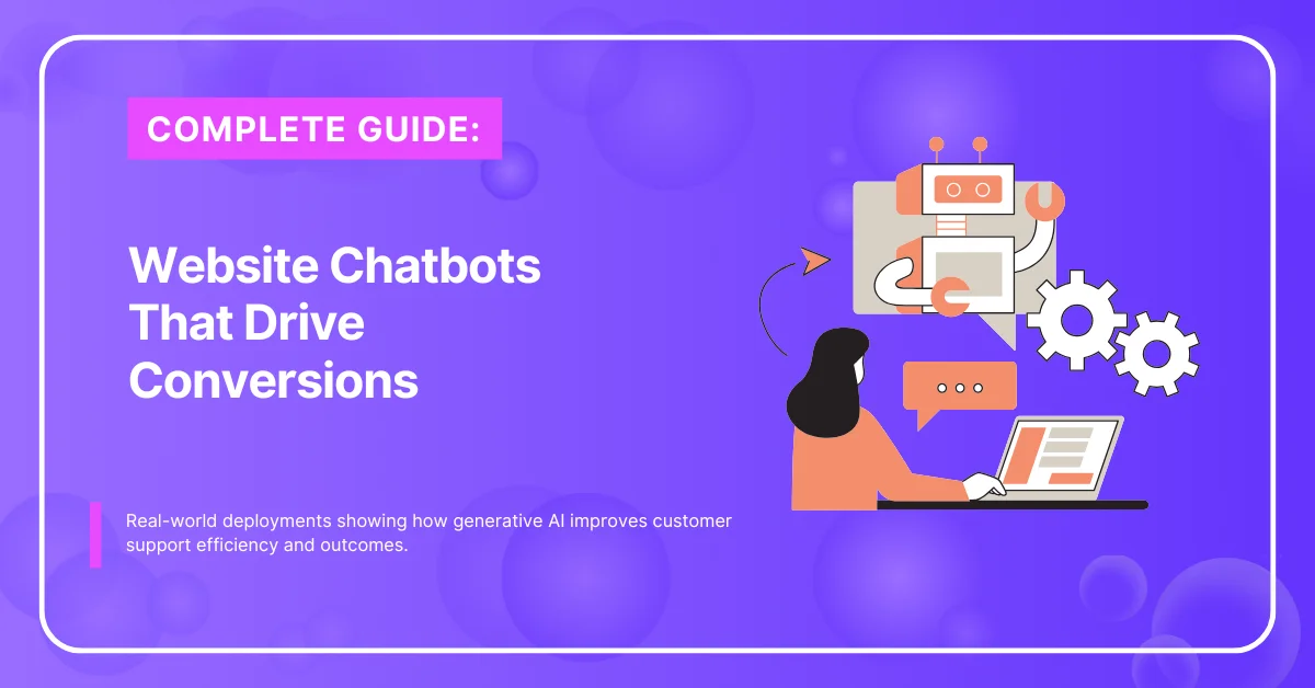 Website Chatbots That Drive Conversions