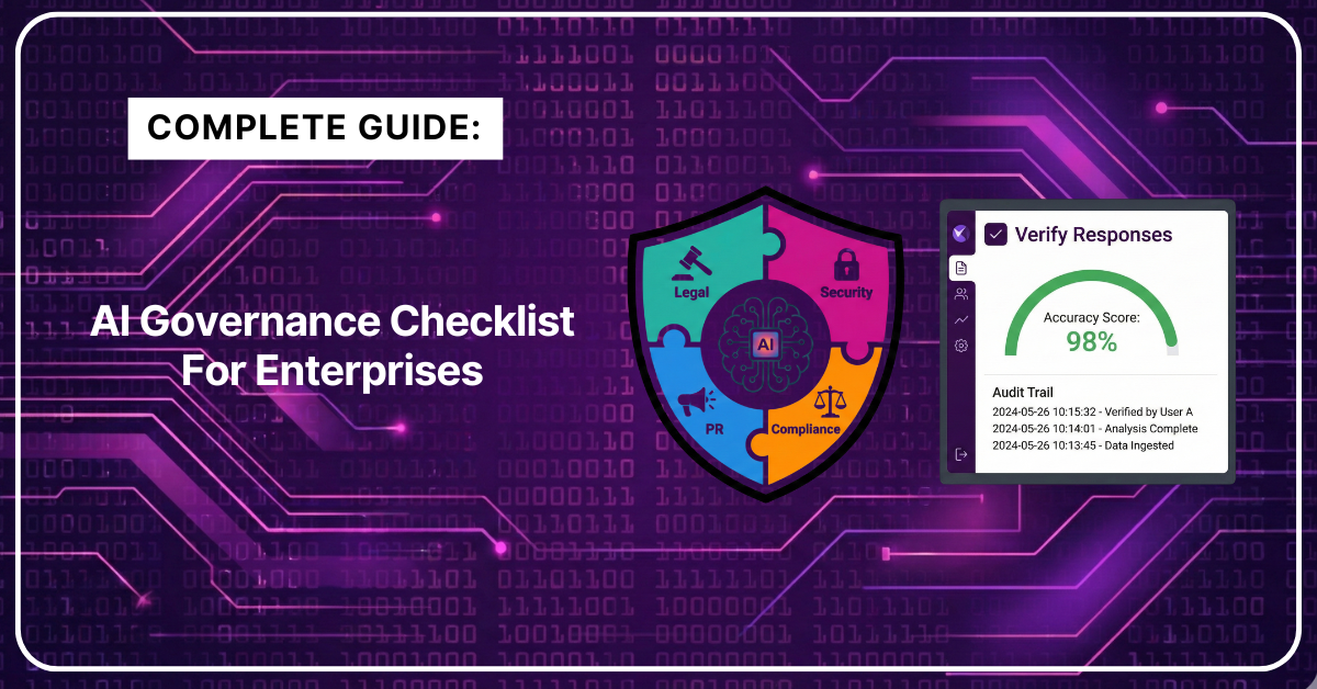 AI governance checklist