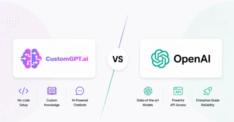 CustomGPT vs OpenAI comparison page