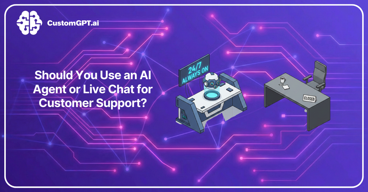 AI agent vs live chat